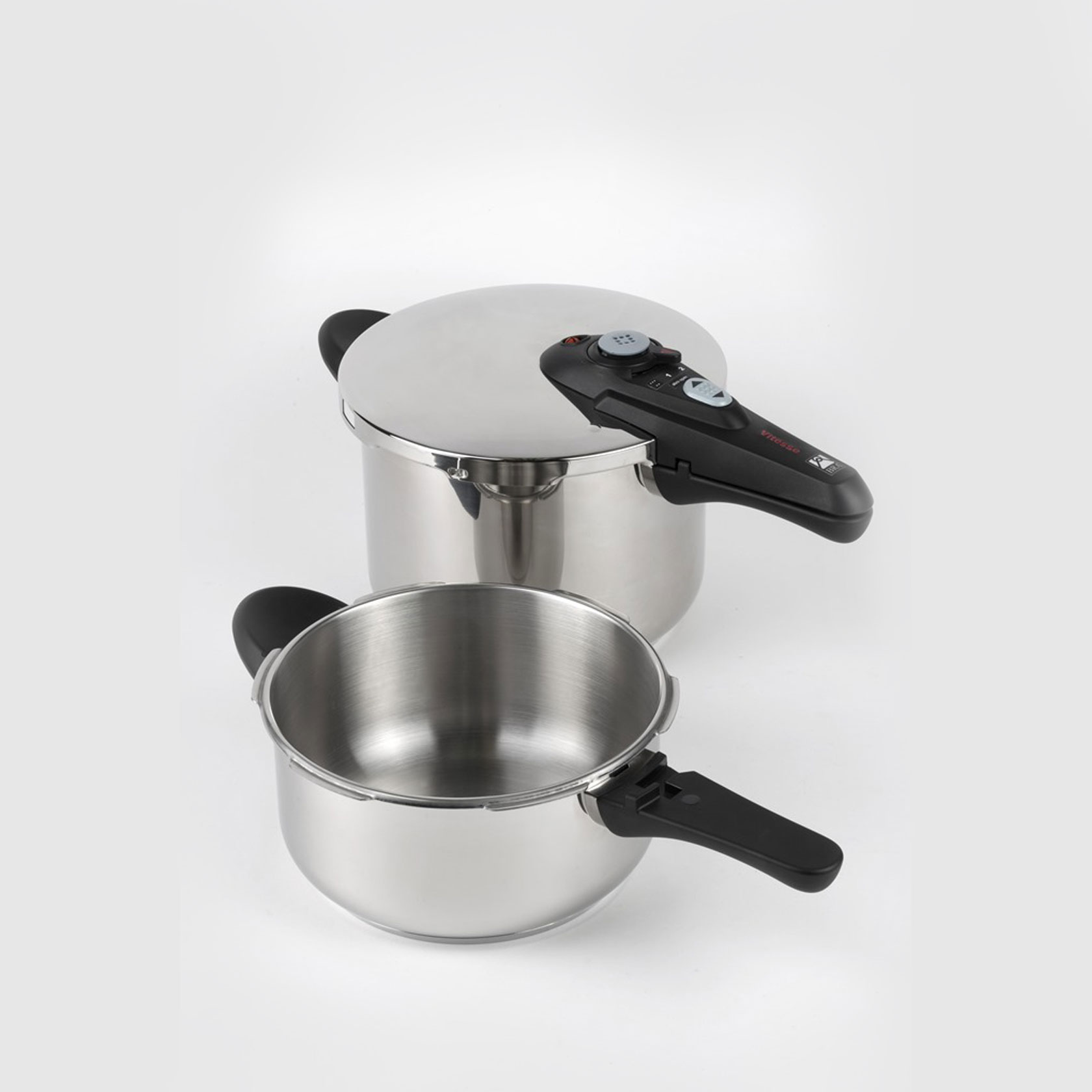 Pack 2 Ollas a Presión BRA Vitesse 4 L + 7 L A185105 imagen 1