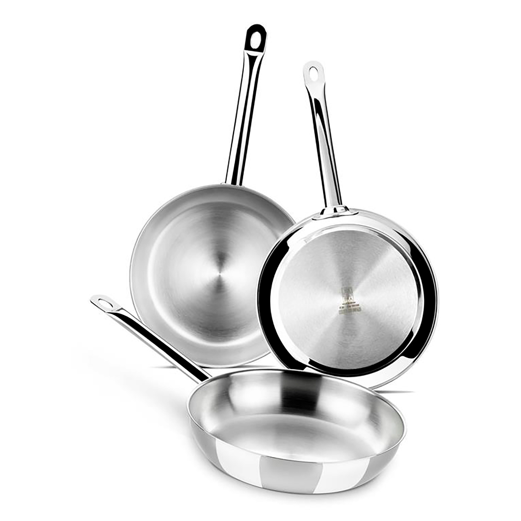 Sartén BRA Profesional 30 cm Acero Inoxidable A121615 imagen 2