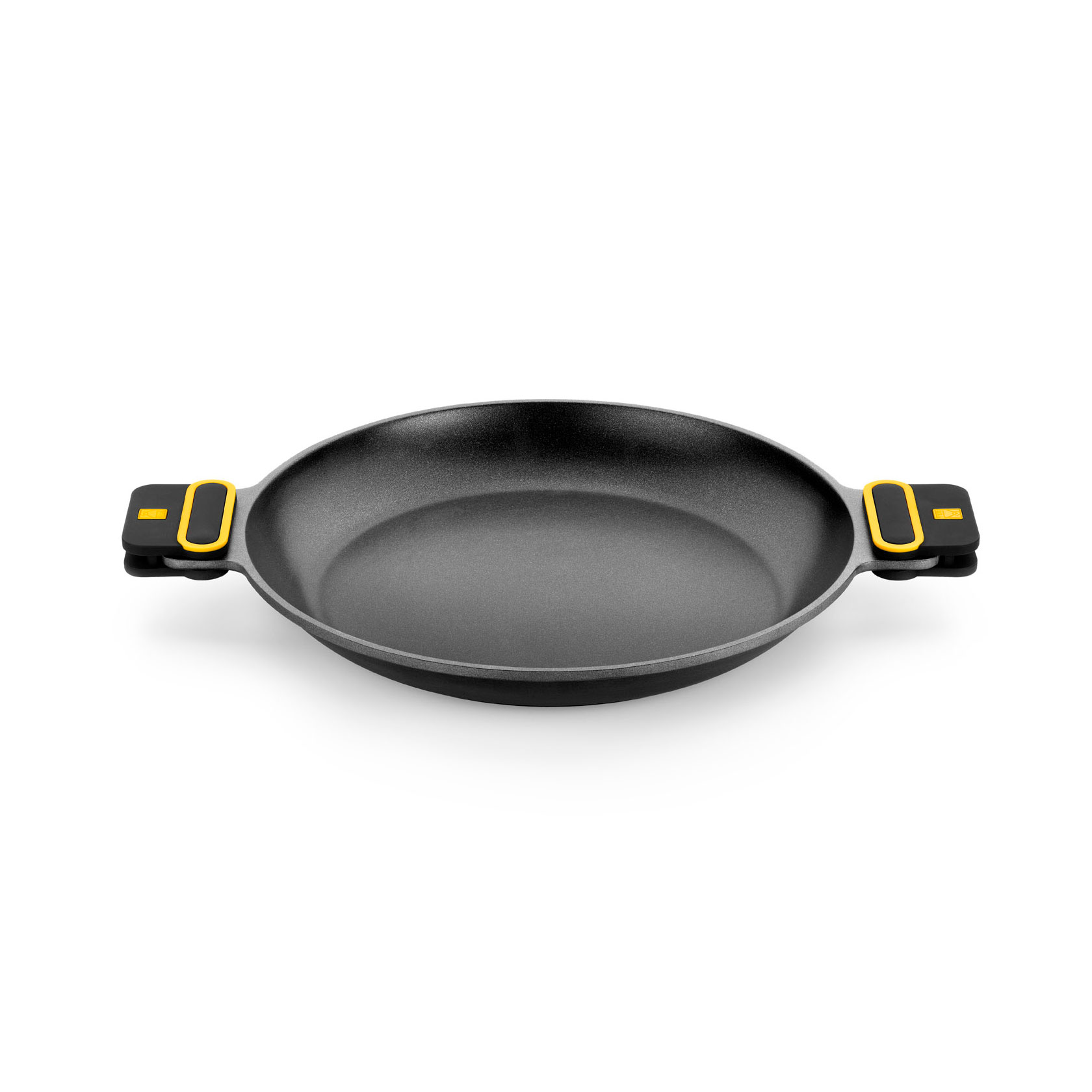 BRA Paellera, Aluminio Fundido, Negro, con cubierta antiadherente, 40 cm :  Bra: : Hogar y cocina